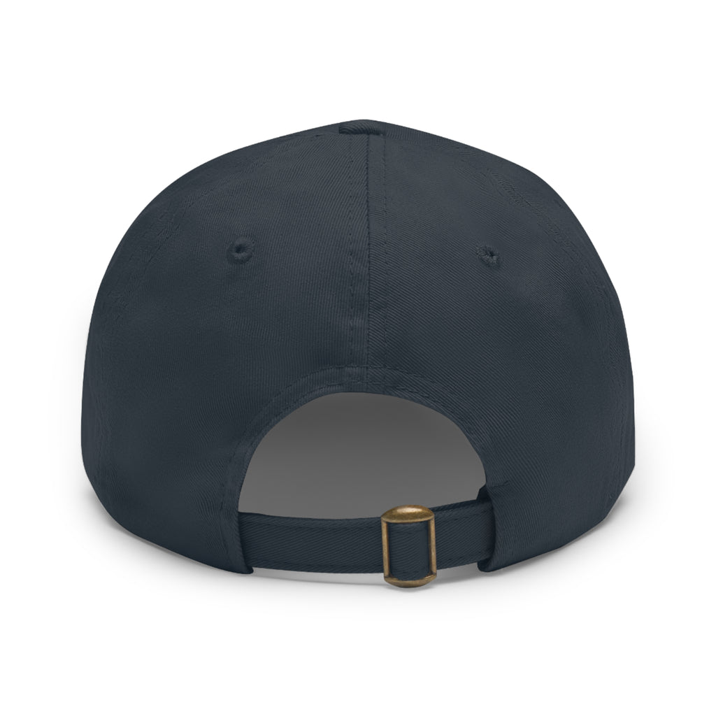 Daddy Harley Leather Patch Dad Hat — Vintage Motorcycle Baseball Cap