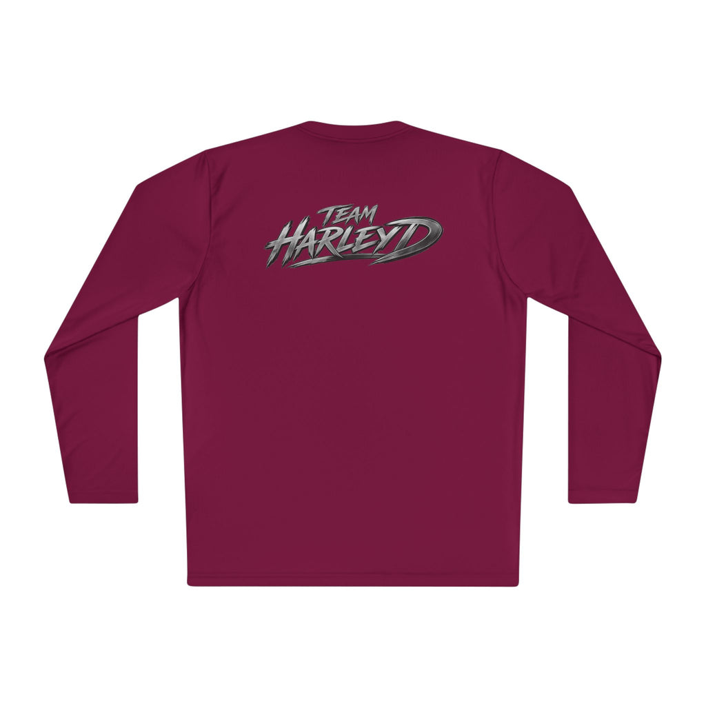 Long Sleeve Tee — 'F.A.Q.' Front / 'Team Harded' Back Graphic