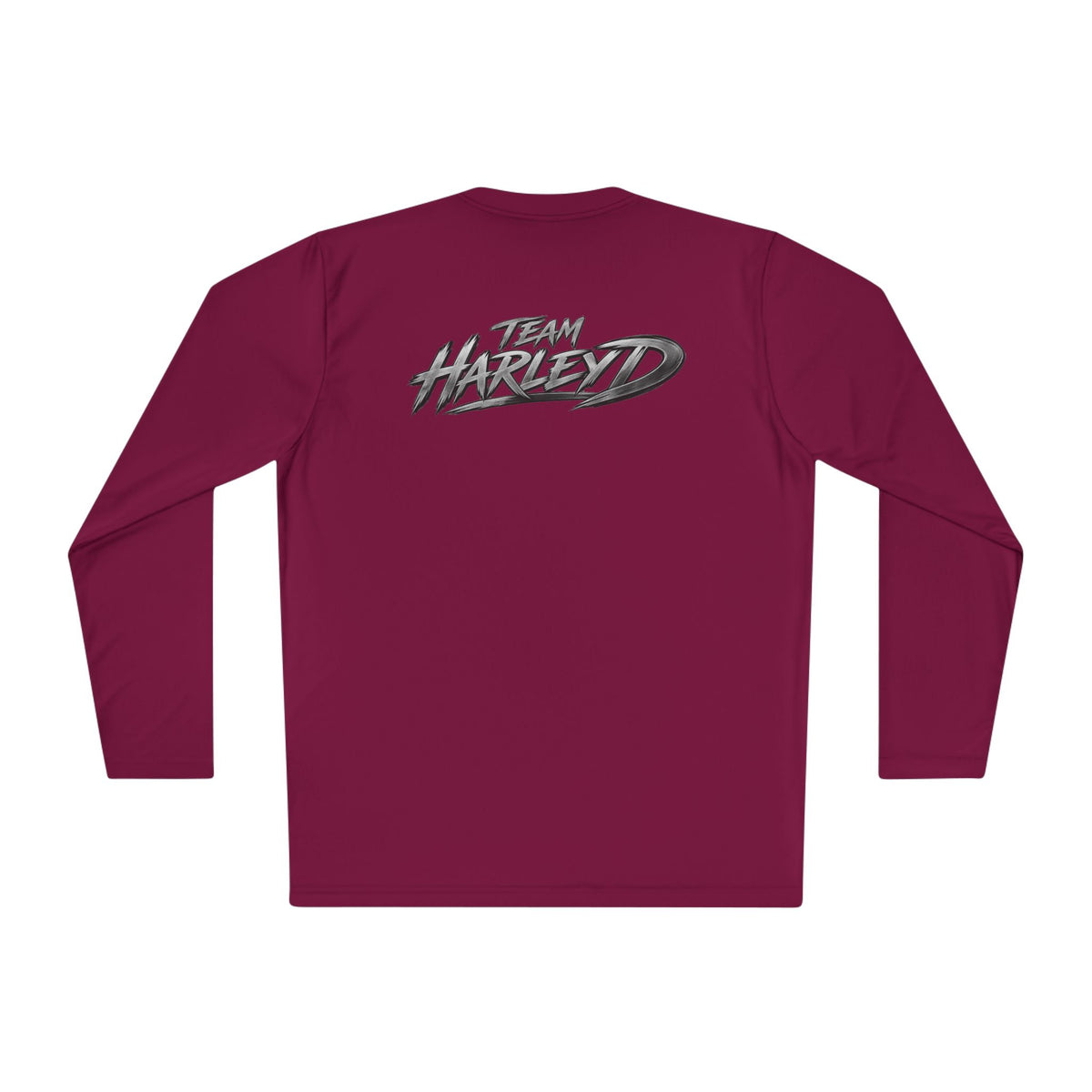 Long Sleeve Tee — 'F.A.Q.' Front / 'Team Harded' Back Graphic