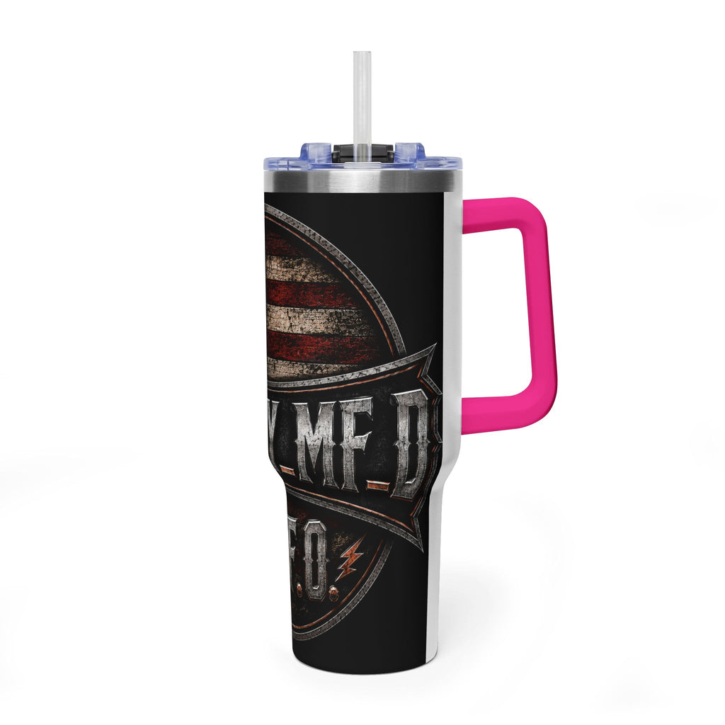 40oz Harley MF Veteran American Flag Vacuum Tumbler