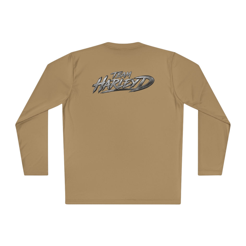 Long Sleeve Tee — 'F.A.Q.' Front / 'Team Harded' Back Graphic