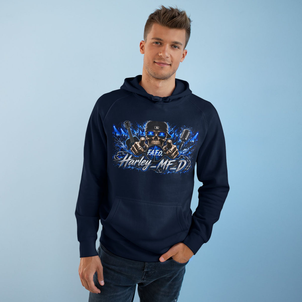 Harley MFD Graphic Hoodie — Team HarleyED Moto Pullover