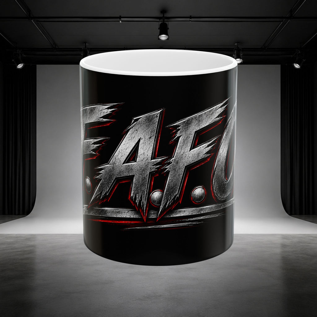 AF1 Racing-Style Ceramic Mug (11oz, 15oz)
