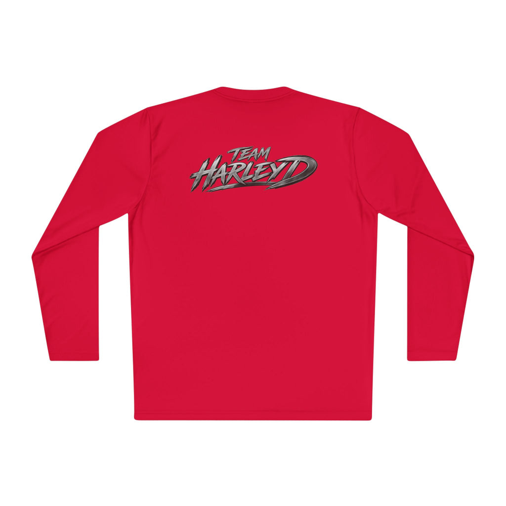 Long Sleeve Tee — 'F.A.Q.' Front / 'Team Harded' Back Graphic