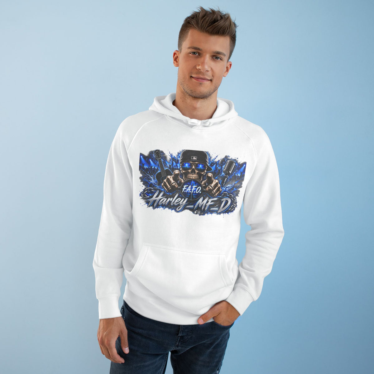 Harley MFD Graphic Hoodie — Team HarleyED Moto Pullover