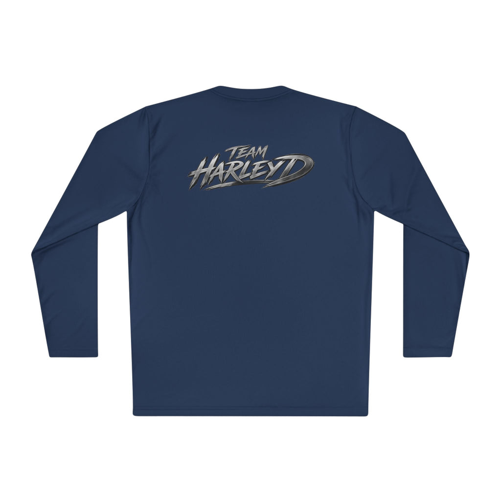 Long Sleeve Tee — 'F.A.Q.' Front / 'Team Harded' Back Graphic