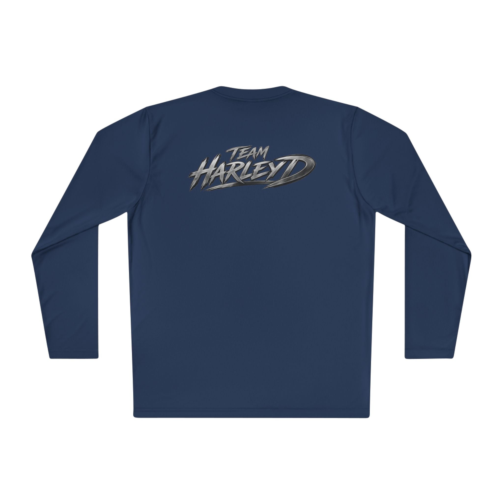 Long Sleeve Tee — 'F.A.Q.' Front / 'Team Harded' Back Graphic