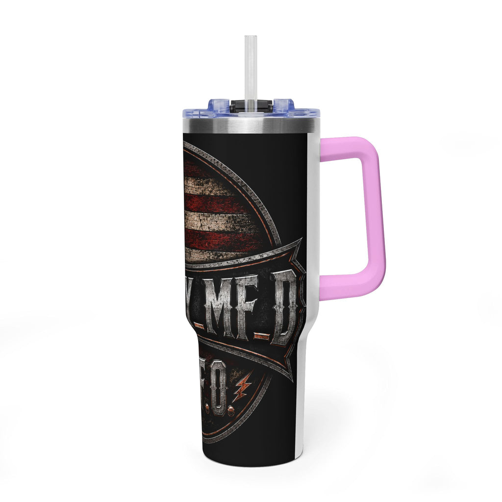 40oz Harley MF Veteran American Flag Vacuum Tumbler