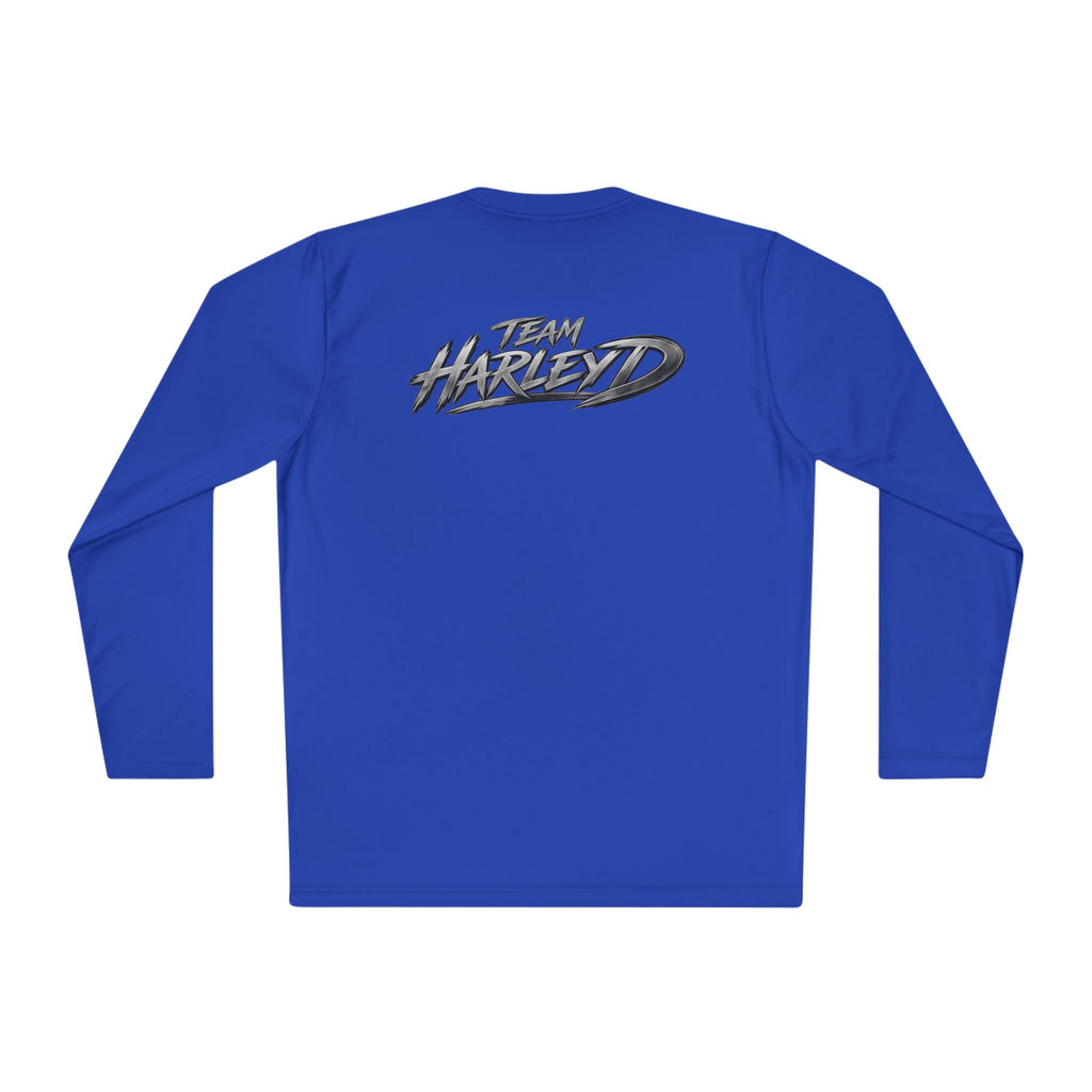 Long Sleeve Tee — 'F.A.Q.' Front / 'Team Harded' Back Graphic