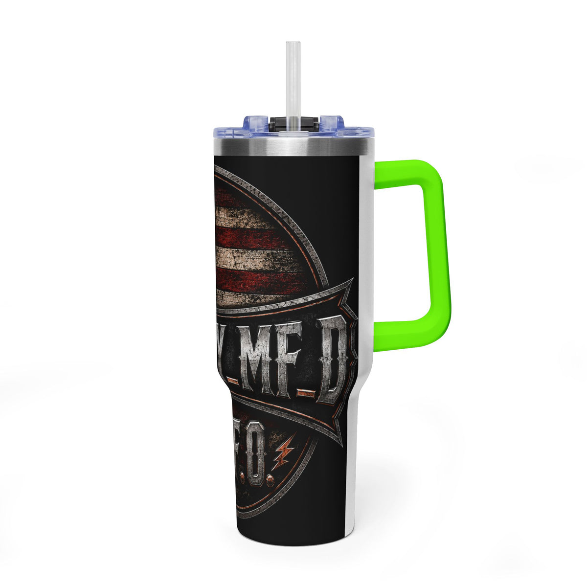 40oz Harley MF Veteran American Flag Vacuum Tumbler