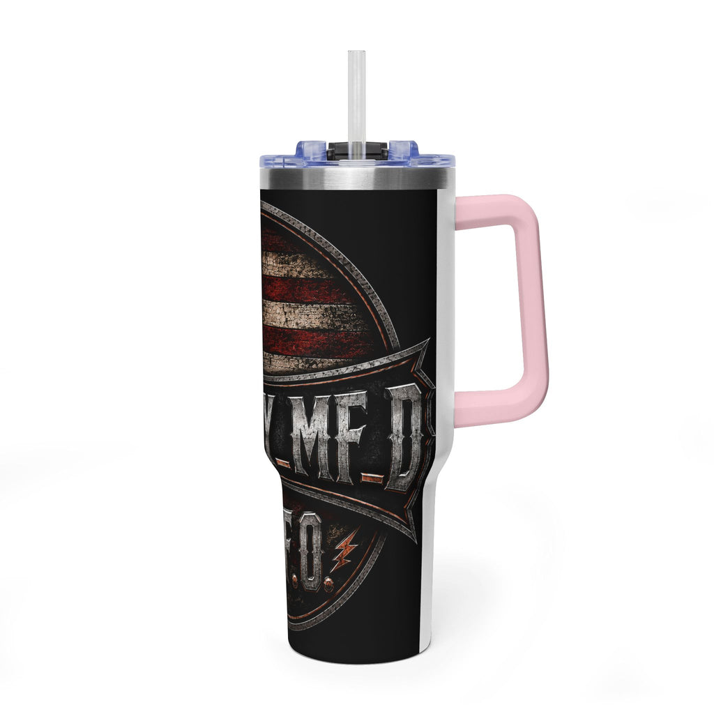 40oz Harley MF Veteran American Flag Vacuum Tumbler