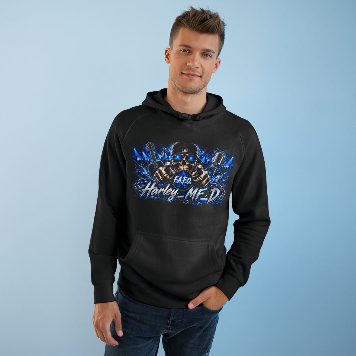 Harley MFD Graphic Hoodie — Team HarleyED Moto Pullover