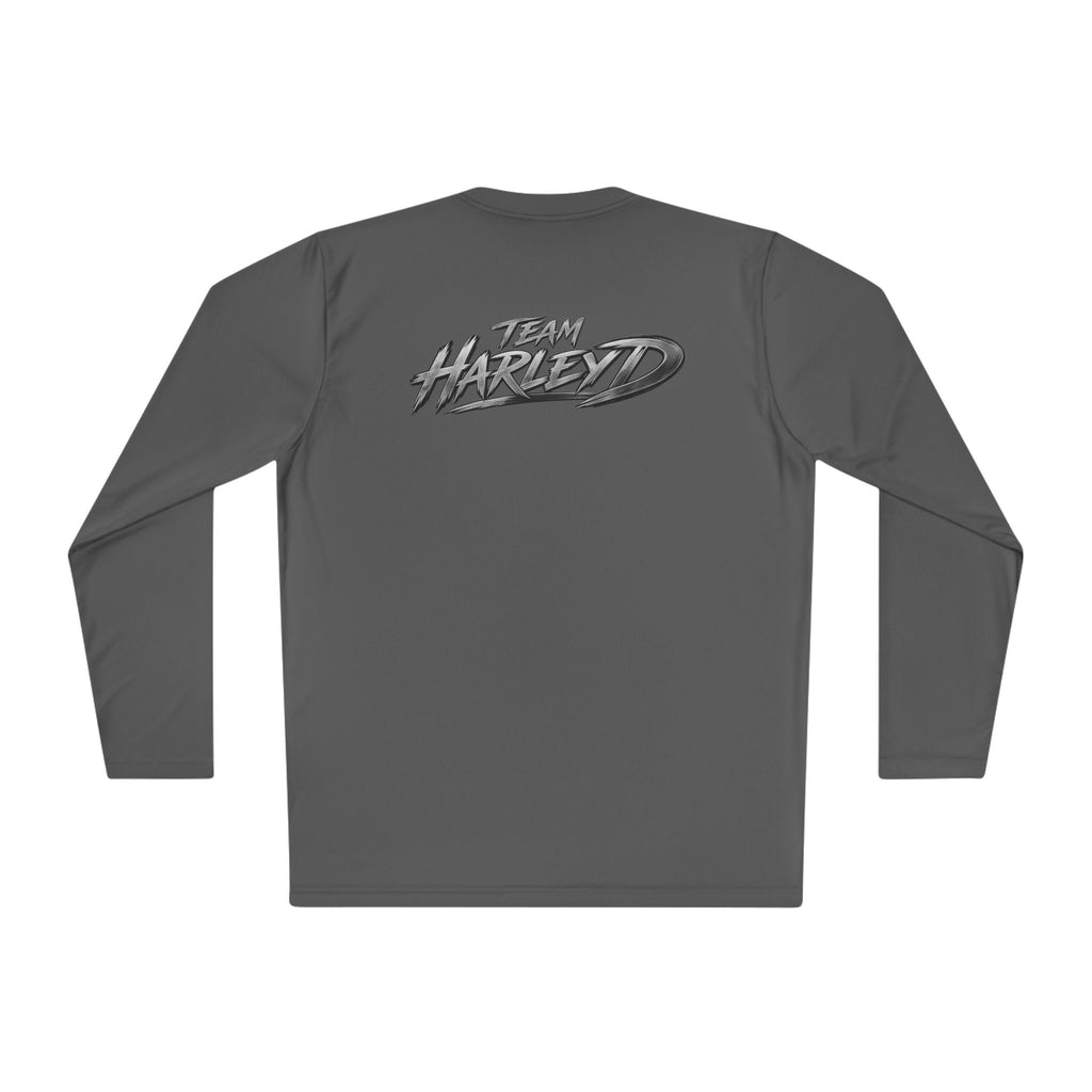 Long Sleeve Tee — 'F.A.Q.' Front / 'Team Harded' Back Graphic
