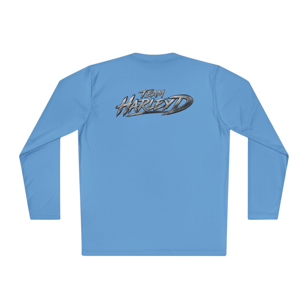 Long Sleeve Tee — 'F.A.Q.' Front / 'Team Harded' Back Graphic