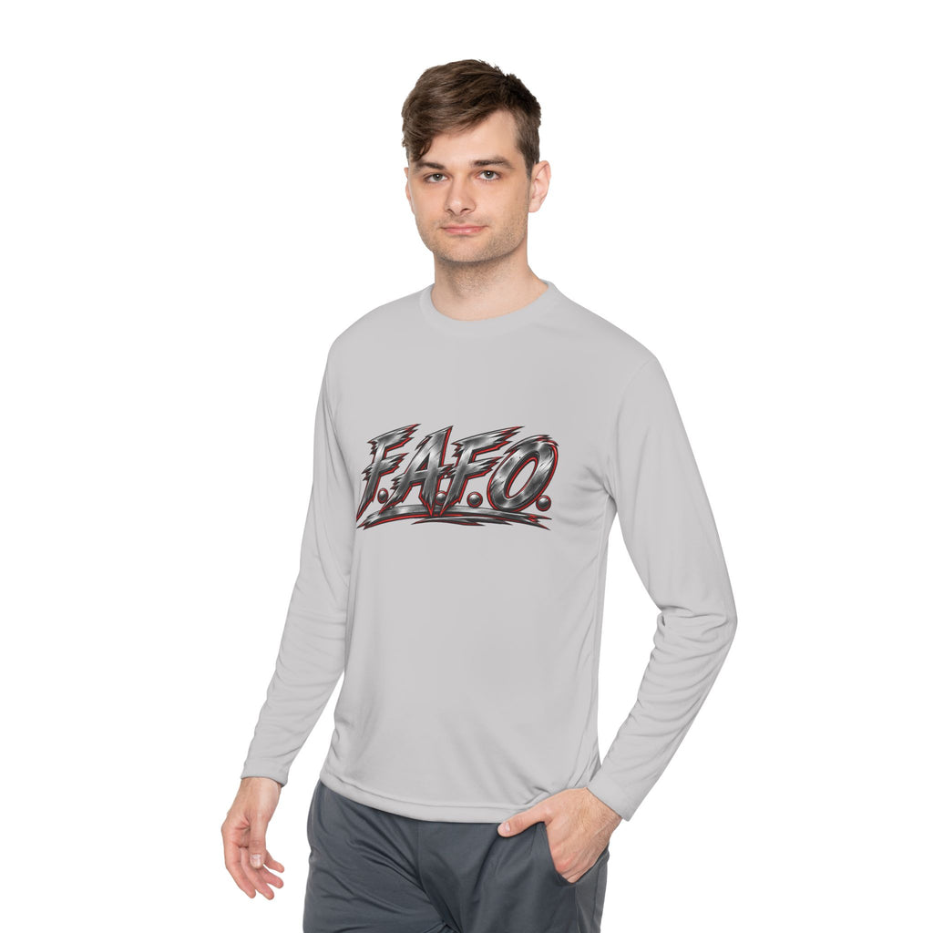 Long Sleeve Tee — 'F.A.Q.' Front / 'Team Harded' Back Graphic
