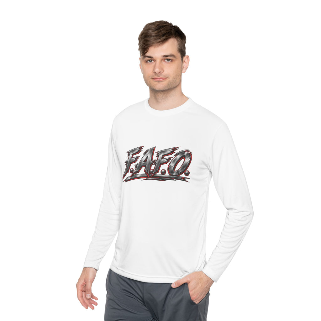 Long Sleeve Tee — 'F.A.Q.' Front / 'Team Harded' Back Graphic
