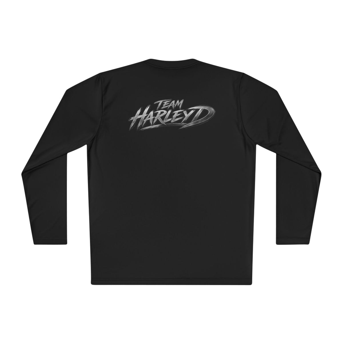 Long Sleeve Tee — 'F.A.Q.' Front / 'Team Harded' Back Graphic