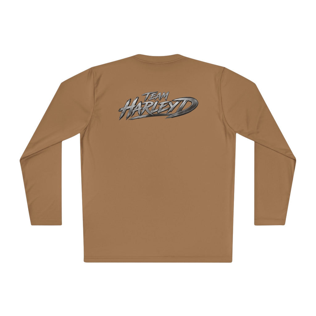 Long Sleeve Tee — 'F.A.Q.' Front / 'Team Harded' Back Graphic