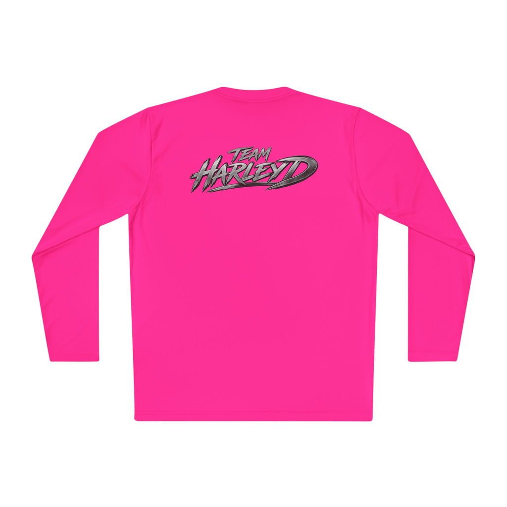 Long Sleeve Tee — 'F.A.Q.' Front / 'Team Harded' Back Graphic