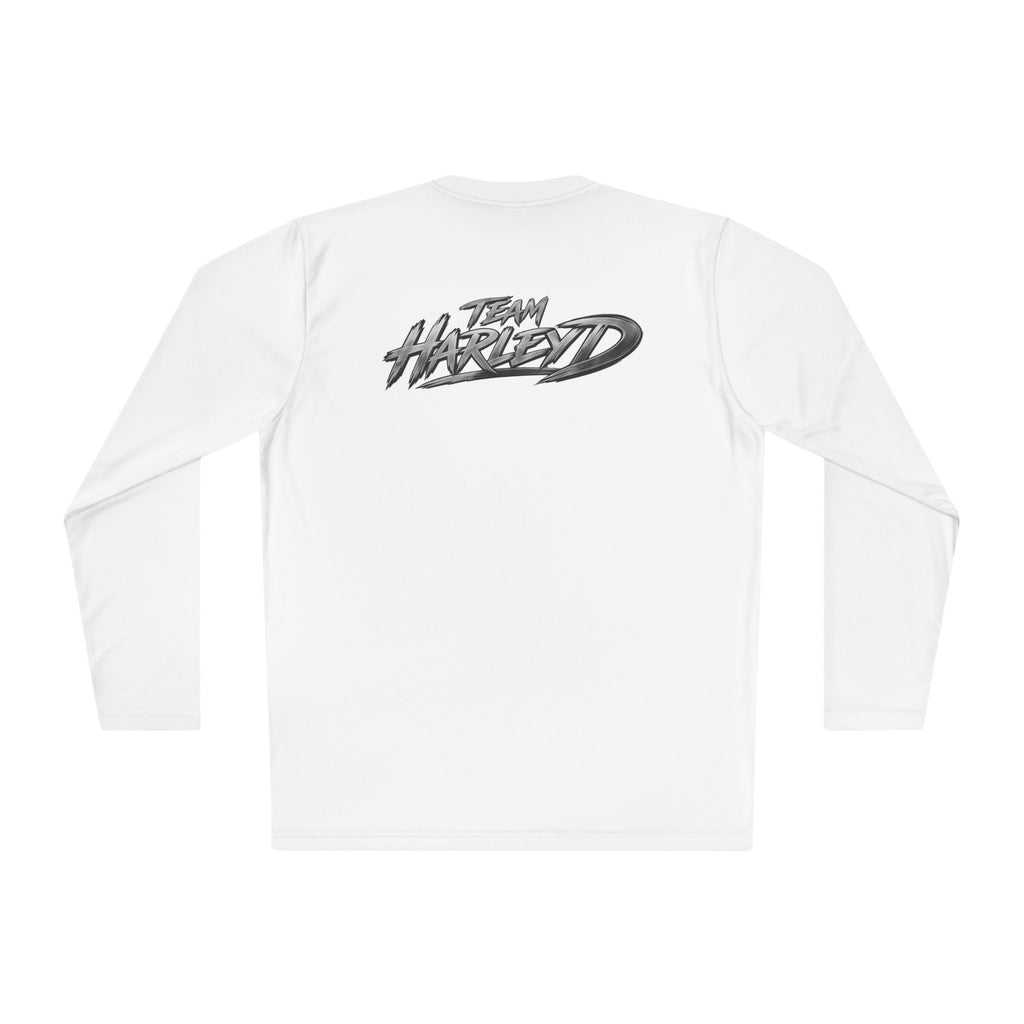 Long Sleeve Tee — 'F.A.Q.' Front / 'Team Harded' Back Graphic
