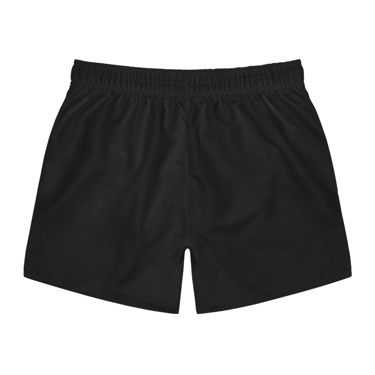 Harleyd Gothic Swim Trunks - Black Vertical Script
