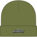 Daddy Harley Cuff Beanie — Embroidered Motorcycle Logo Beanie
