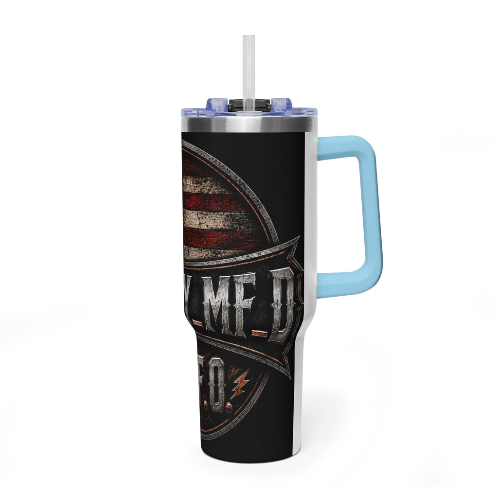 40oz Harley MF Veteran American Flag Vacuum Tumbler